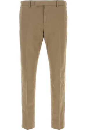 PT Torino Broeken, Heren, , 2Xl, Katoen, Stretch katoen cappuccino broek