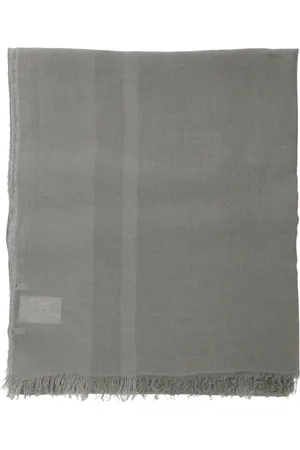 ANTONELLI Accessoires, Dames, Grijs, ONE Size, Katoen, Grijze Lurex Stola Sjaal