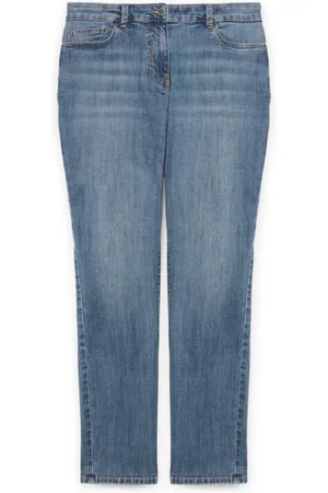 Fiorella rubino Jeans, Dames, Blauw, 2Xl, Katoen, Buisjeans