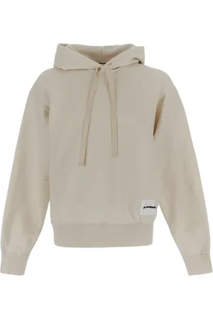 Jil Sander Sweatshirts & Hoodies, Dames, , L, Katoen, Katoenen Hoodie Sweatshirt Damesmode