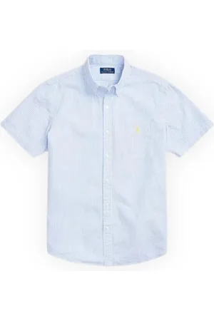 Ralph Lauren Overhemden, Heren, Blauw, S, Sportshirt voor Heren