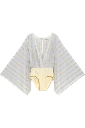Munthe Tops, Dames, Blauw, S, Katoen, Bloemmotief body Sycha