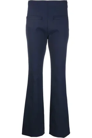 Courrèges Broeken, Dames, Blauw, S, Katoen, Broeken