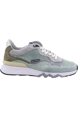 Floris van Bommel Schoenen, Heren, Groen, 42 1/2 EU, Casual Sneaker DE Zager 02.55