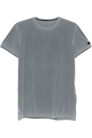 RRD Tops, Heren, Grijs, 2Xl, Zwarte T-shirts en Polos met Logodetail