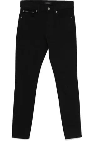 Ralph Lauren Jeans, Dames, Zwart, W28, Katoen, Zwarte Skinny Jeans