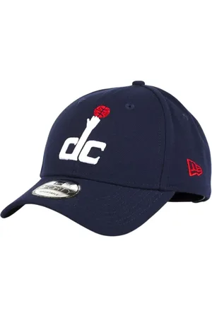 New Era Accessoires, unisex, Blauw, ONE Size, Polyester, NBA Wizards Gebogen Klep Pet