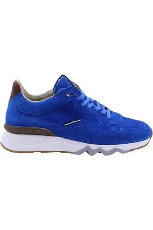 Floris van Bommel Schoenen, Heren, Blauw, 41 EU, Casual Sneaker DE Zager 02.61