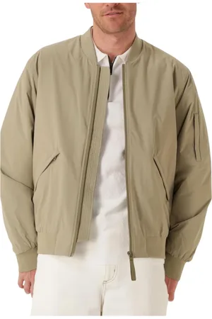 Elvine Jassen, Heren, Groen, 2Xl, Stijlvolle beige jas voor mannen