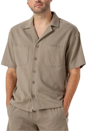 Drykorn Overhemden, Heren, Grijs, XL, Beige Casual Overhemd voor Heren