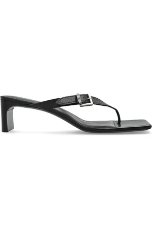 Balenciaga Schoenen, Dames, Zwart, 40 EU, Leer, Heeled mules Bel Air