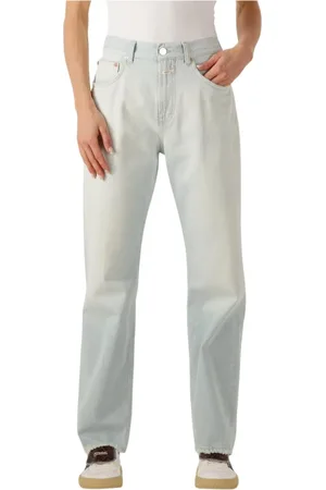 Closed Jeans, Dames, Blauw, W30 L32, Straight Leg Jeans in Lichtblauw