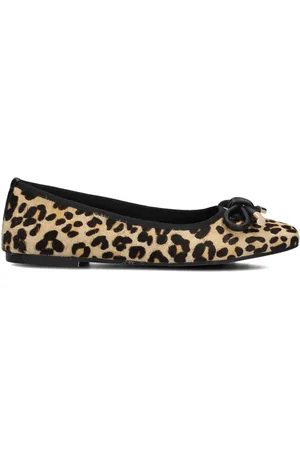Stefano Lauran Schoenen, Dames, , 43 EU, Linnen, Luipaardprint Ballerina Schoenen