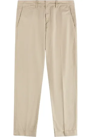 FAY Broeken, Heren, , W38, Katoen, Slimme Gabardine Stretch Broek