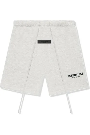FEAR OF GOD Korte broeken, Heren, Grijs, S, Essentials Shorts Licht Havermeel