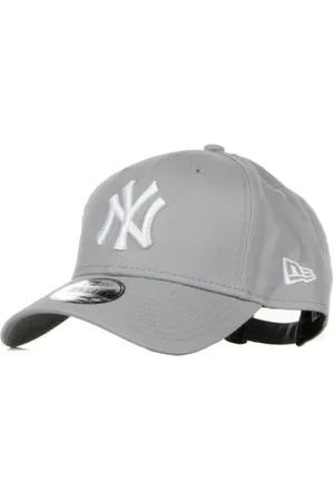 New Era Accessoires, unisex, Grijs, ONE Size, Gebogen klep pet in grijs/wit