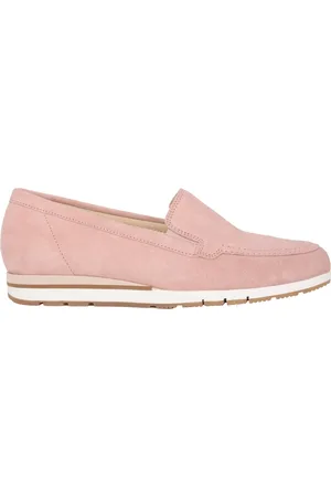 Gabor Schoenen, Dames, Roze, 37 1/2 EU, Leer, Roze dames mocassin - zomerschoenen