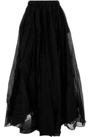 CO Rokken, Dames, Zwart, S, Katoen, Zwarte katoenen rok