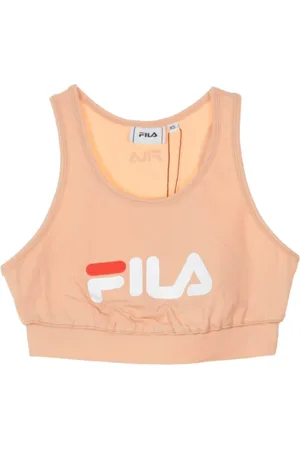 Fila Tops, Dames, , S, Zalm Crop Top voor Vrouwen