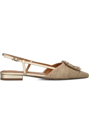 Lodi Schoenen, Dames, , 38 EU, Linnen, Elegante Glitter Slingback Schoenen
