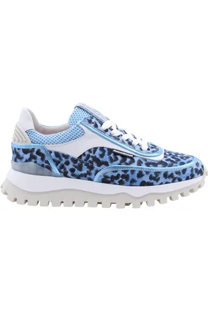 Floris van Bommel Schoenen, Dames, Blauw, 39 EU, Froidmont Sneaker