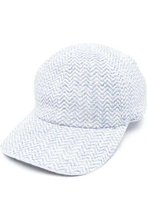 ELEVENTY Accessoires, Dames, Blauw, S, Katoen, Blauwe Casual Baseballpet