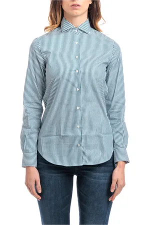 Xacus Blouses & Shirts, Dames, Veelkleurig, S, Katoen, Stijlvolle Herenshirt