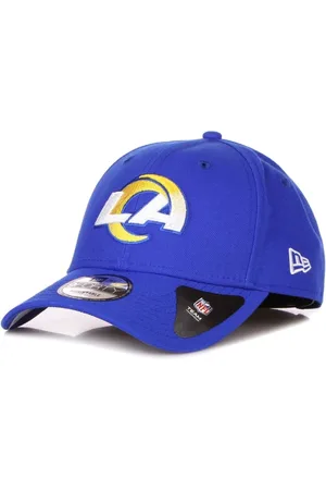 New Era Accessoires, unisex, Blauw, ONE Size, Polyester, Los Angeles Rams Gebogen Klep Pet