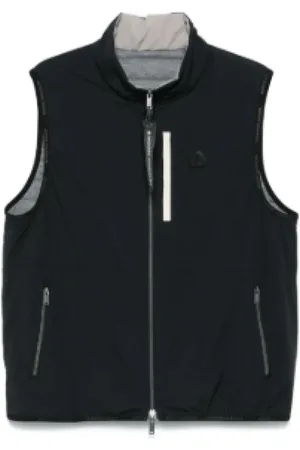 Moose Knuckles Jassen, Heren, Zwart, M, Stijlvolle Winter Vest voor Mannen