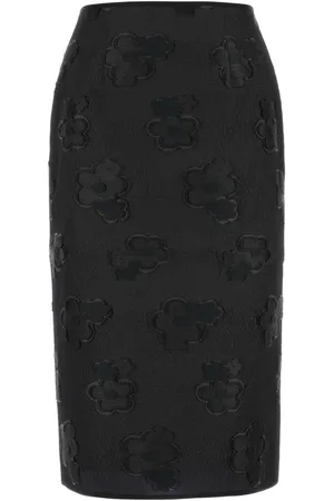 Cecilie Bahnsen Rokken, Dames, Zwart, XS, Zijde Blend Zwarte Allegra Rok