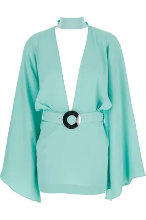 ‎Taller Marmo‎ Kleedjes, Dames, Blauw, S, Mini Florida Jurk