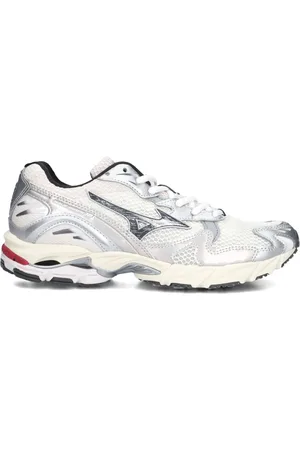 Mizuno Schoenen, Dames, Grijs, 41 EU, Wave Rider 10 Premium Dames Sneakers