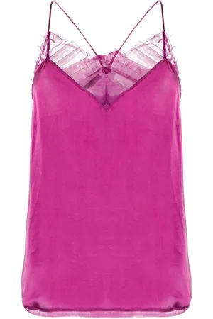 IRO Tops, Dames, Paars, M, Nylon, Blouses