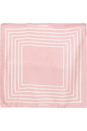 Dondup Accessoires, Dames, Roze, ONE Size, Zijden Sjaal