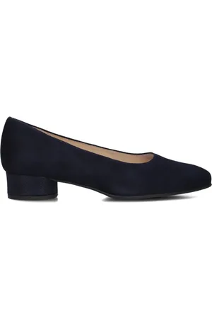 Hassia Schoenen, Dames, Blauw, 41 1/2 EU, Leer, Elegante Roma Pumps voor Zomer