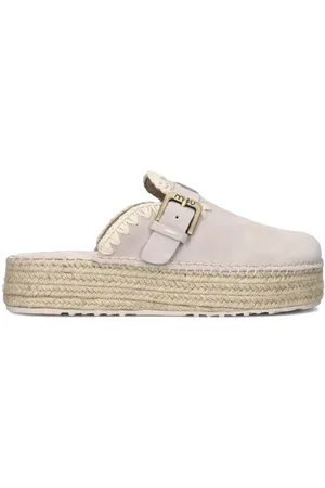 Mou Schoenen, Dames, , 41 EU, Suède, Suède Jute Klomp Instappers