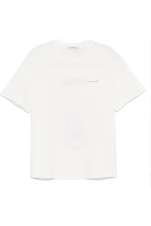 Ih Nom Uh Nit Tops, Heren, Wit, XL, Katoen, Wit Katoenen T-shirt met Logoprint