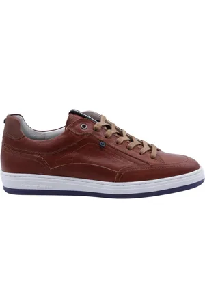 Floris van Bommel Schoenen, Heren, Bruin, 41 1/2 EU, DE Dijker Sneaker