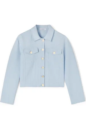 Motivi Jassen, Dames, Blauw, S, Tweed, Tweed spijkerjasje