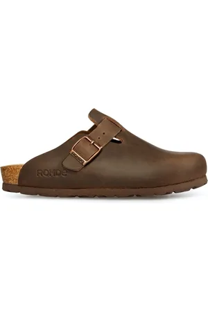 Rohde Schoenen, Dames, Bruin, 37 EU, Leer, Bruine outdoor klomp, stijlvol en veelzijdig