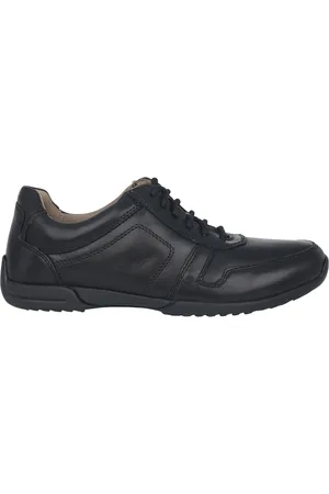 Gabor Schoenen, Heren, Zwart, 40 1/2 EU, Leer, Gecertificeerd Lederen Zwarte Herensneaker