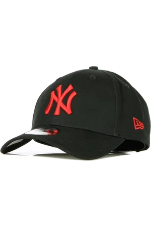 New Era Accessoires, unisex, Zwart, ONE Size, Katoen, MLB League Essential Gebogen Klep Pet