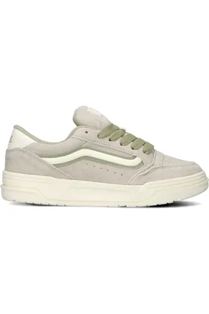 Vans Schoenen, Dames, , 38 1/2 EU, Denim, Grijze Lage Stijlvolle Sneakers voor Vrouwen