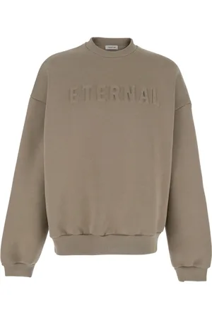 FEAR OF GOD Sweatshirts & Hoodies, Heren, , M, Katoen, Eternal Crewneck Sweater met Borduursel