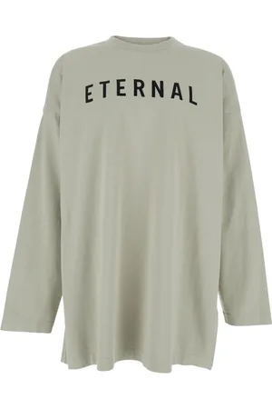 FEAR OF GOD Tops, Heren, Grijs, L, Katoen, Eternal Long Sleeve Sweater Grijs