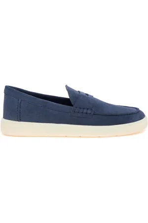 Hogan Schoenen, Heren, Blauw, 40 1/2 EU, Leer, Casual Instapmodel Schoen