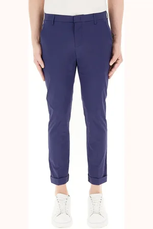 Dondup Broeken, Heren, Blauw, W29, Katoen, Gaubert Katoenmix Broek