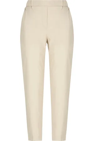 ANTONELLI Broeken, Dames, , S, Zijden Broek Elastische Taille Zakken