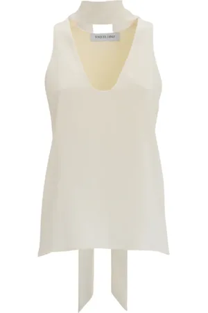 RAQUEL DINIZ Tops, Dames, Wit, S, Witte Top Elegante Stijl