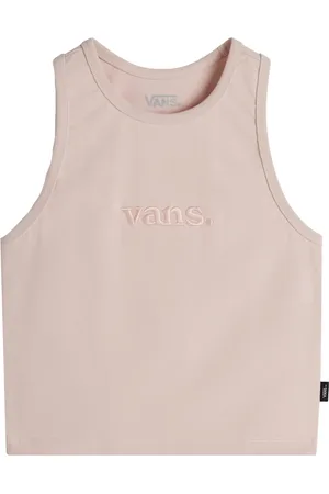 Vans Tops, Dames, Roze, M, Katoen, Racer Tank Top